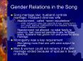 Gender Relations in the Song PowerPoint PPT Presentation