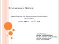Synchronous States: PowerPoint PPT Presentation