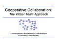 Cooperative Collaboration: The Virtual Team Approach PowerPoint PPT Presentation