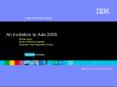 An Invitation to Ada 2005 PowerPoint PPT Presentation