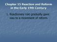Chapter 15 Reaction and Reform in the Early 19th Century PowerPoint PPT Presentation