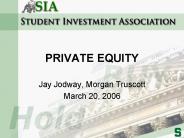 PRIVATE EQUITY