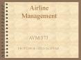 Airline Management PowerPoint PPT Presentation