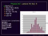 Physics 207, Lecture 18, Nov. 6