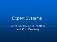 Expert Systems