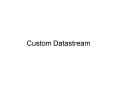 Custom Datastream PowerPoint PPT Presentation