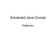 Advanced Java Course