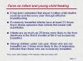 Facts on infant and young child feeding PowerPoint PPT Presentation