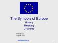 The Symbols of Europe PowerPoint PPT Presentation