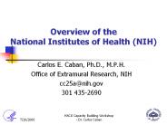 Overview of the National Institutes of Health NIH