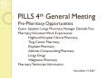 PILLS 4th General Meeting PowerPoint PPT Presentation