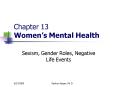 Chapter 13 Womens Mental Health PowerPoint PPT Presentation