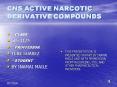 CNS ACTIVE NARCOTIC DERIVATIVE COMPOUNDS PowerPoint PPT Presentation