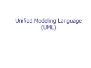 Unified Modeling Language (UML)