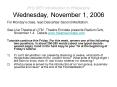 PHL105Y Introduction to Philosophy Wednesday, November 1, 2006 PowerPoint PPT Presentation