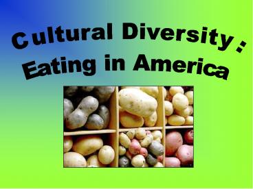 Comparison of International Food Guide