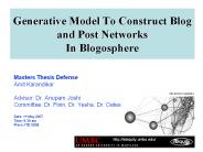 Masters Thesis Defense