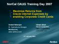 Maximize Returns from Oracle Internet Expenses by enabling Corporate Credit Cards PowerPoint PPT Presentation