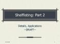 Shelflisting: Part 2 PowerPoint PPT Presentation