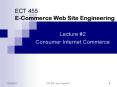 ECT 455 E-Commerce Web Site Engineering PowerPoint PPT Presentation