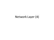 Network Layer 4