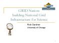 GRID Nation: building National Grid Infrastructure for Science PowerPoint PPT Presentation