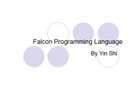Falcon Programming Language