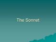The Sonnet PowerPoint PPT Presentation