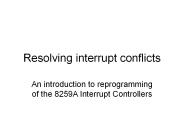 Resolving interrupt conflicts