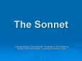 The Sonnet PowerPoint PPT Presentation