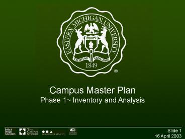 Campus Master Plan
