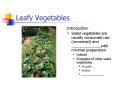 Leafy Vegetables PowerPoint PPT Presentation