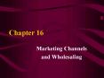 Marketing Channels PowerPoint PPT Presentation