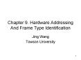 Chapter 9. Hardware Addressing And Frame Type Identification PowerPoint PPT Presentation
