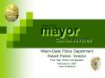 MiamiDade Police Department PowerPoint PPT Presentation