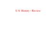 U.S. History Review PowerPoint PPT Presentation