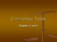 Criminology Today PowerPoint PPT Presentation