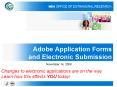 Adobe Application Forms and Electronic Submission PowerPoint PPT Presentation