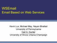 WSEmail Email Based on Web Services