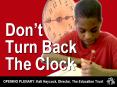 Dont Turn Back The Clock PowerPoint PPT Presentation