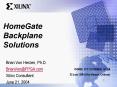 HomeGate Backplane Solutions PowerPoint PPT Presentation