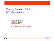 Pruning Dynamic Slices