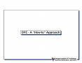DFE A Howto Approach PowerPoint PPT Presentation