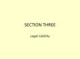 SECTION THREE PowerPoint PPT Presentation