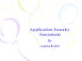 Application Security Assessment PowerPoint PPT Presentation