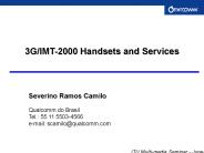 3GIMT2000 Handsets and Services