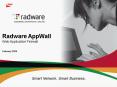 Radware AppWall Web Application Firewall February 2009 PowerPoint PPT Presentation