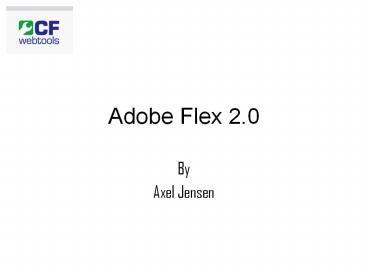 Adobe Flex 2.0