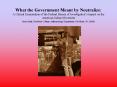 What the Government Meant by Neutralize: A Critical Examination of the Federal Bureau of Investigati PowerPoint PPT Presentation