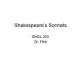 Shakespeare PowerPoint PPT Presentation